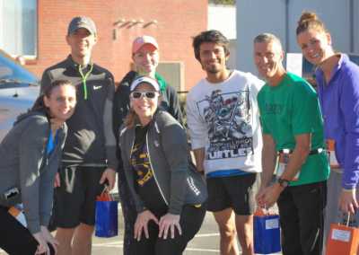 group of people posing for picture